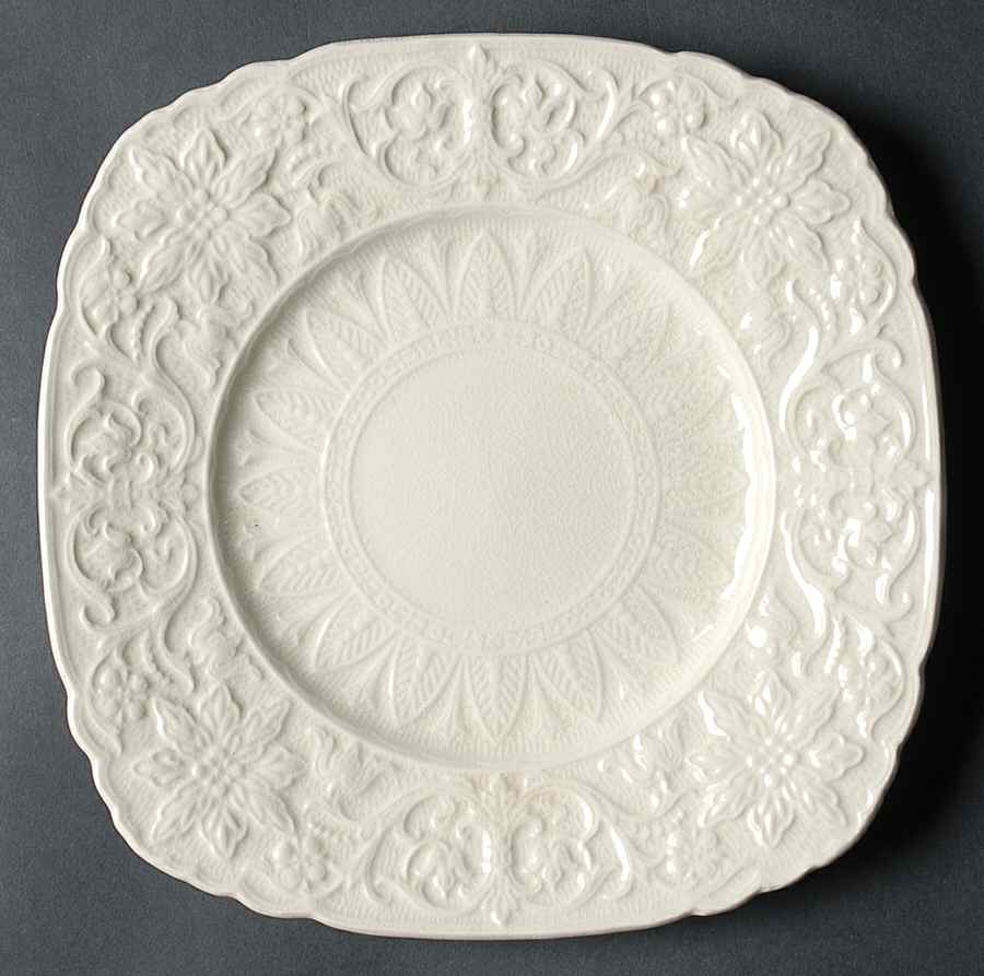 Beverly Cream Square Luncheon Plate by Royal Cauldon-1