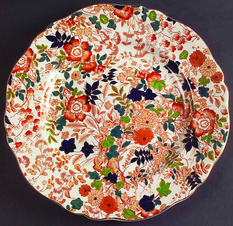 Bittersweet 13" Chop Plate (Round Platter) by Royal Cauldon-1