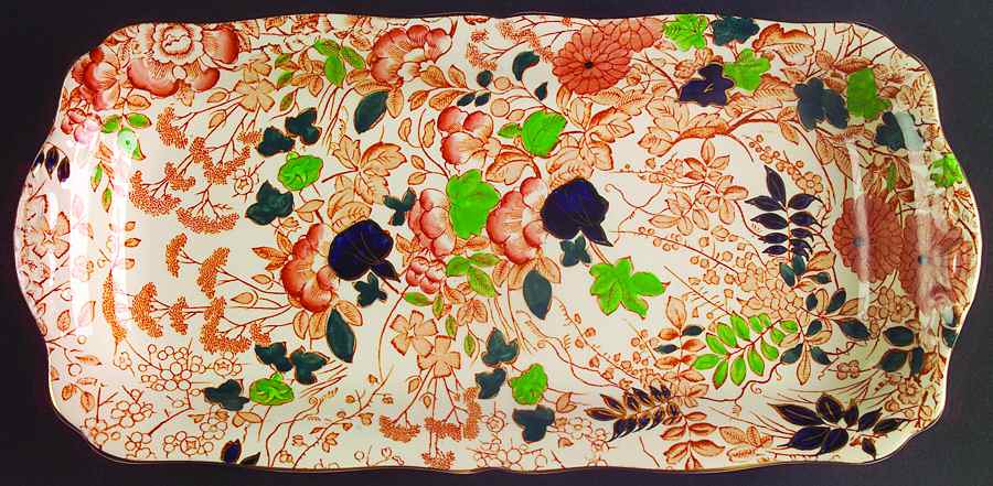 Bittersweet Large Sandwich Tray by Royal Cauldon-1