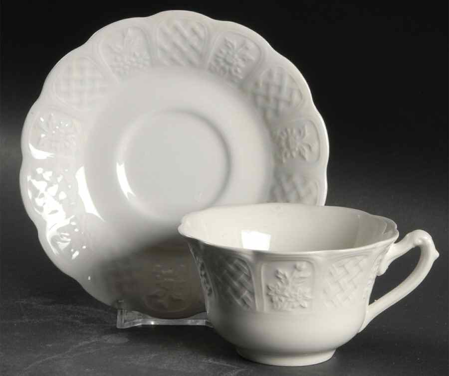 Bristol Garden Flat Cup & Saucer Set by Royal Cauldon-1