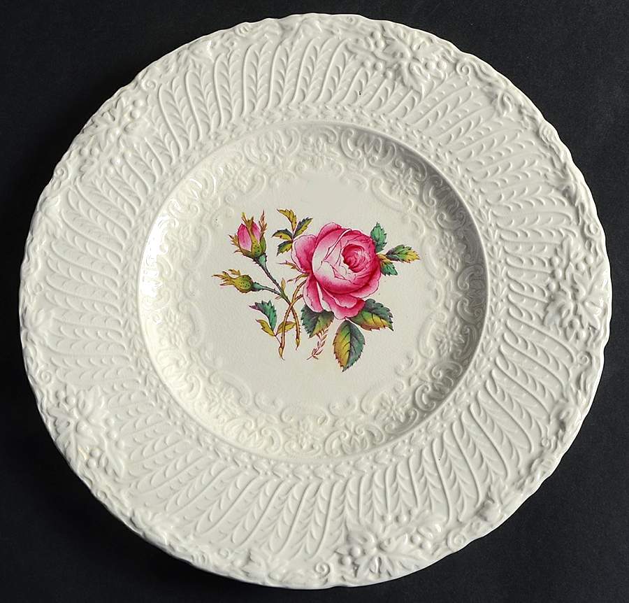 Chester Rose Luncheon Plate by Royal Cauldon-1
