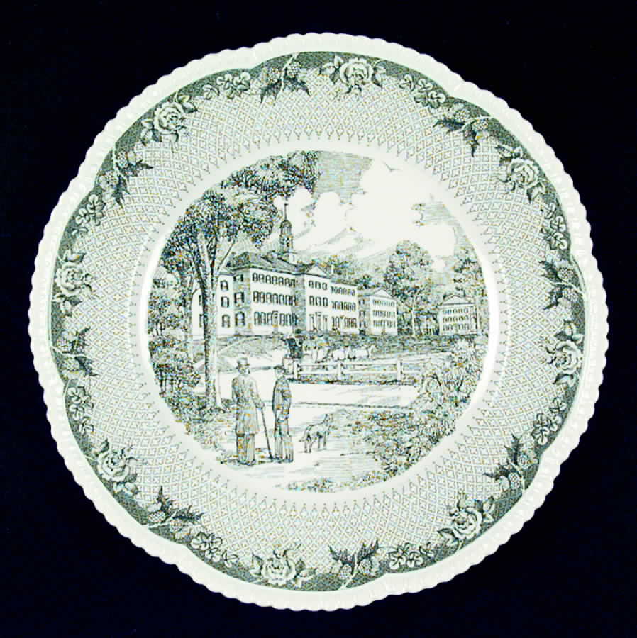 Dartmouth College Dinner Plate by Royal Cauldon-1