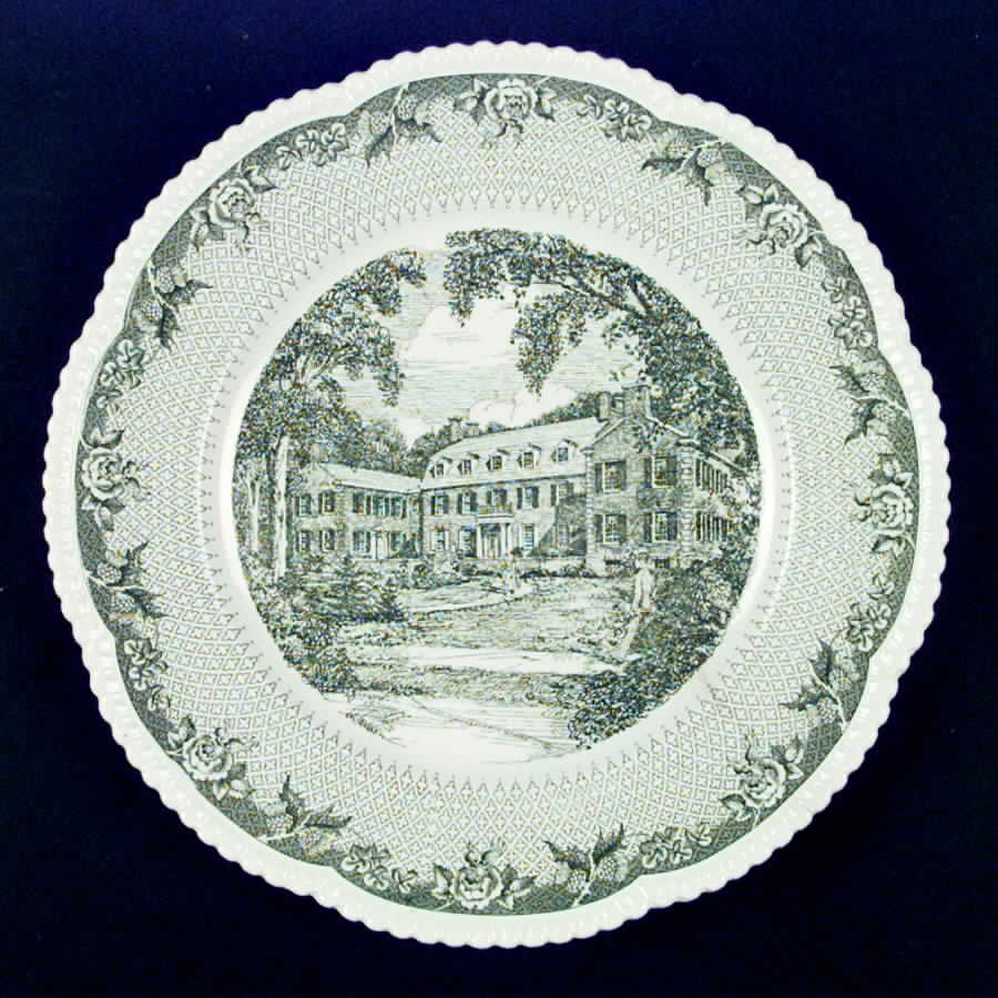 Dartmouth College Dinner Plate by Royal Cauldon-1