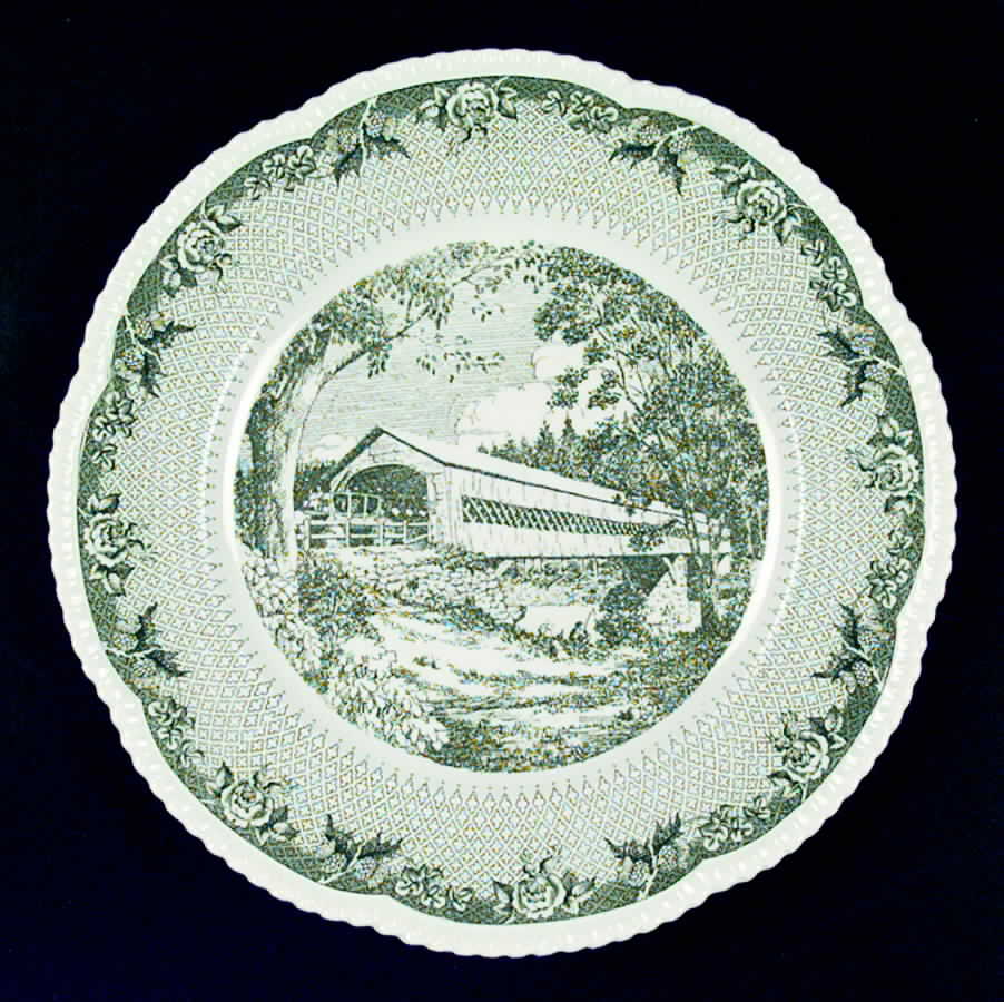 Dartmouth College Dinner Plate by Royal Cauldon-1