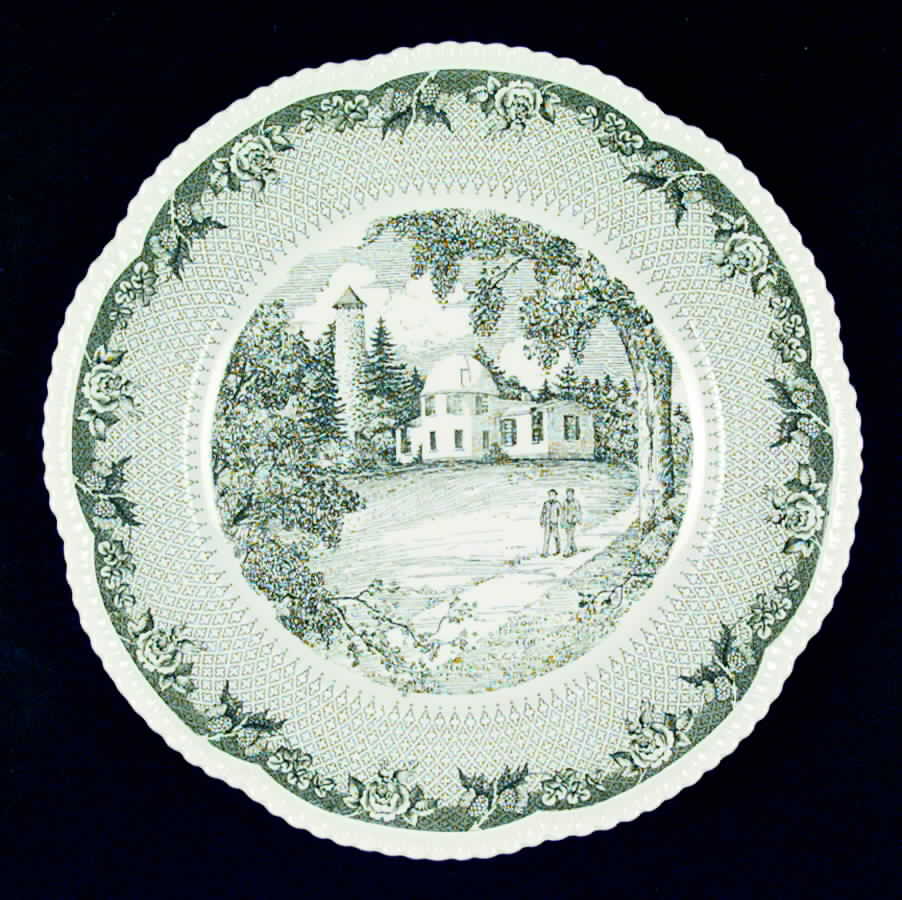Dartmouth College Dinner Plate by Royal Cauldon-1