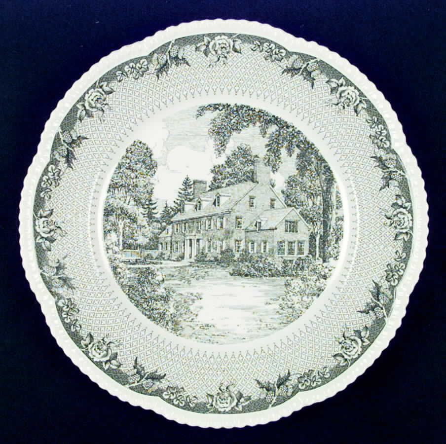 Dartmouth College Dinner Plate by Royal Cauldon-1