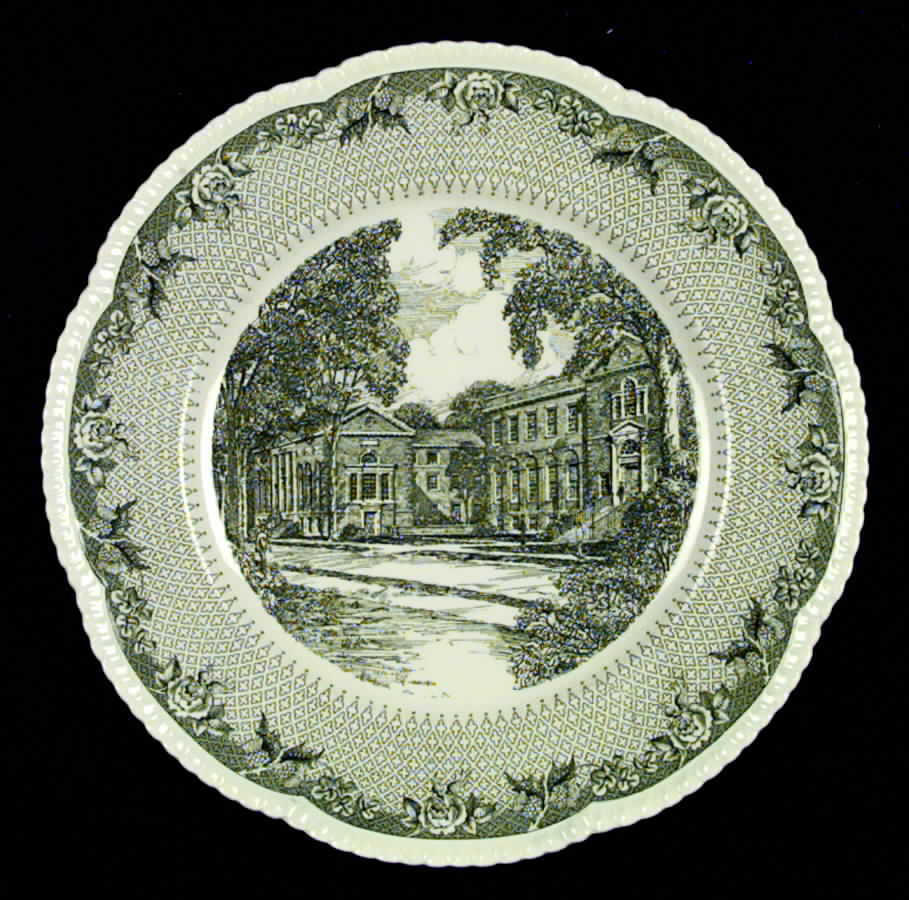 Dartmouth College Dinner Plate by Royal Cauldon-1