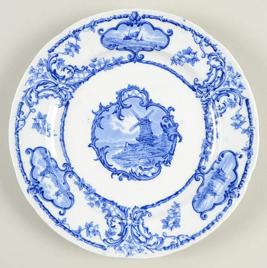 Delftland Salad Plate by Royal Cauldon-1