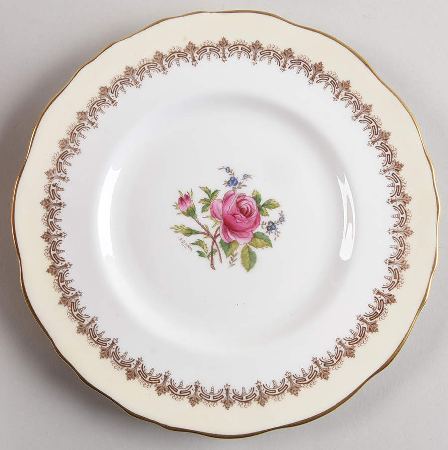 Ecstasy Salad Plate by Royal Cauldon-1