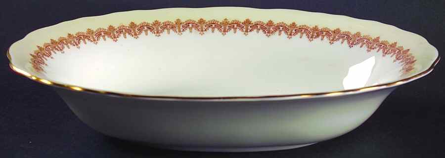 Ecstasy 10" Oval Vegetable Bowl by Royal Cauldon-1