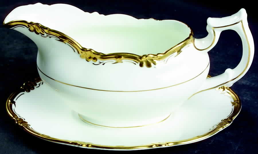 Eden Gravy Boat with Attached Underplate by Royal Cauldon-1
