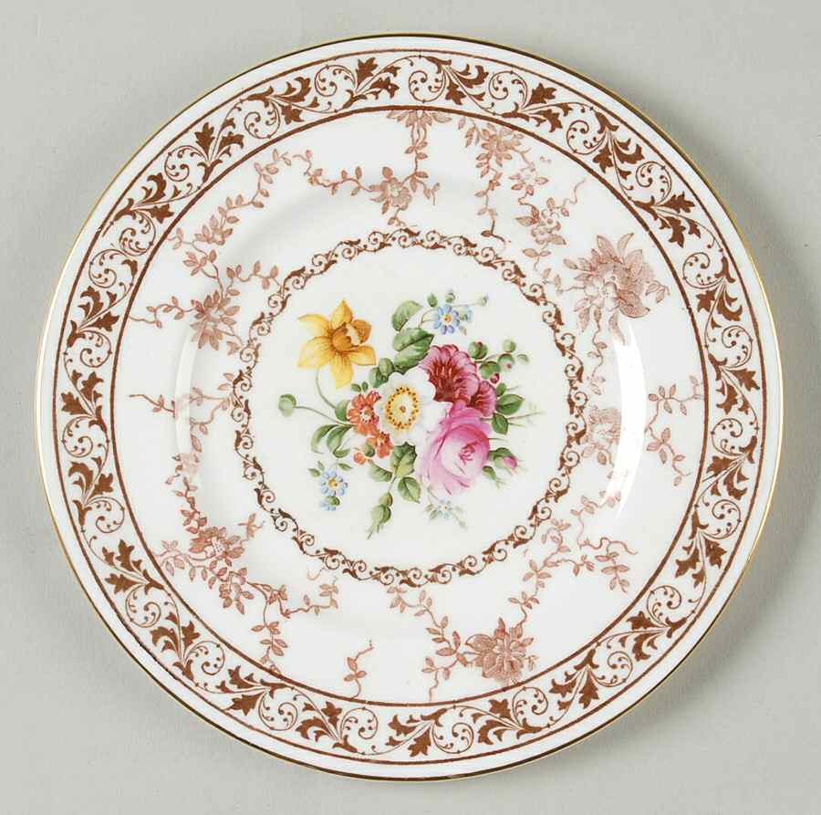 Floral Melody Bread & Butter Plate by Royal Cauldon-1
