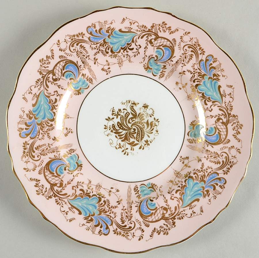 Gainsborough (Pink) Salad Plate by Royal Cauldon-1