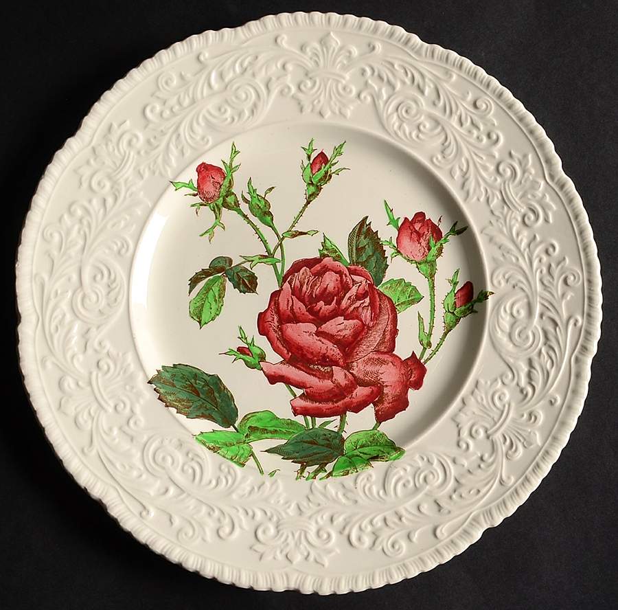 Haywood (Floral) Dinner Plate by Royal Cauldon-1