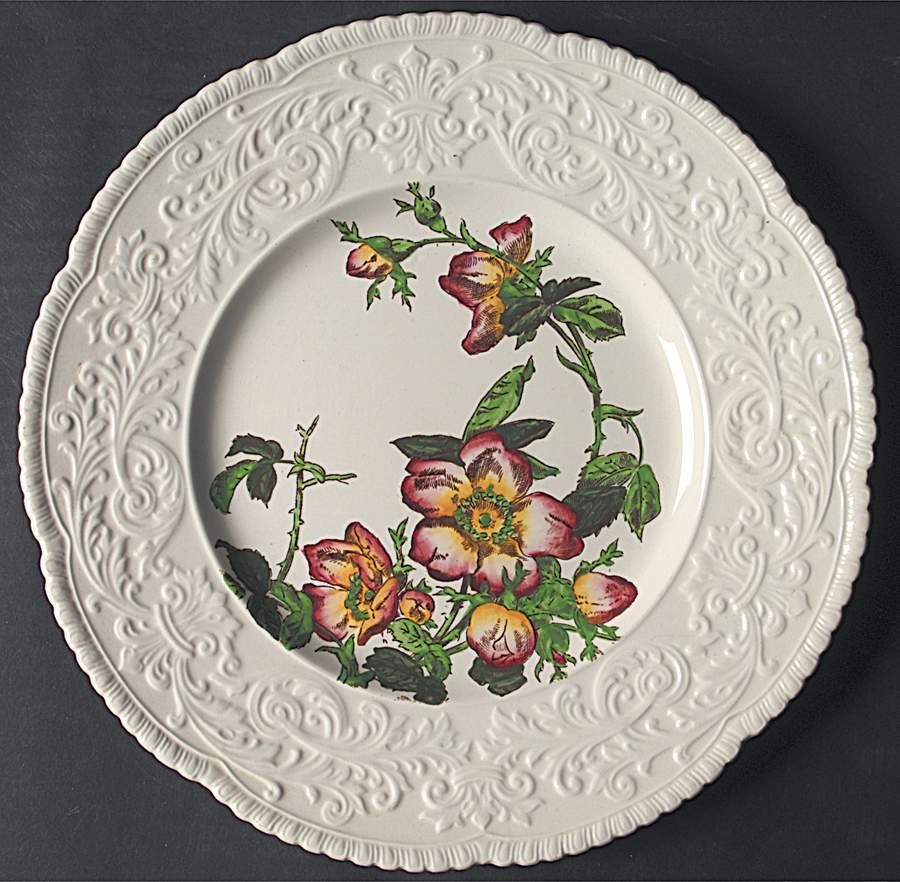 Haywood (Floral) Dinner Plate by Royal Cauldon-1