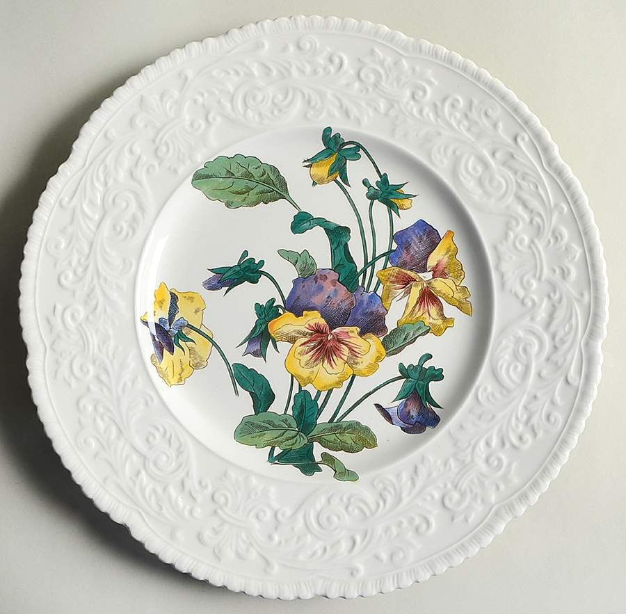 Haywood (Floral) Dinner Plate by Royal Cauldon-1