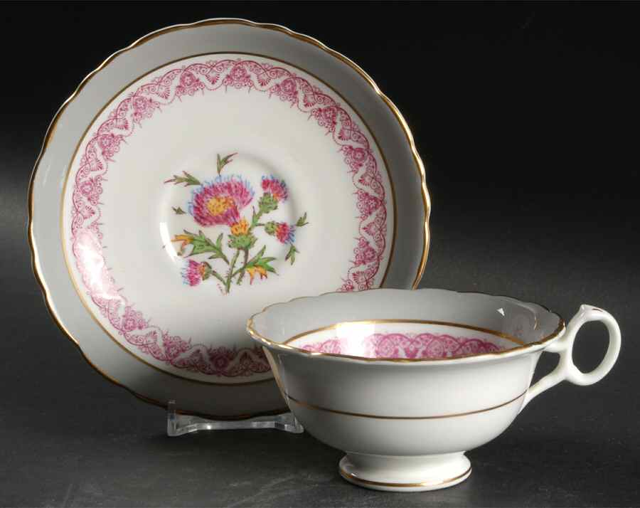 Jesdon Footed Cup & Saucer Set by Royal Cauldon-1