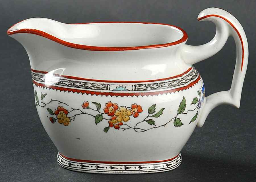 Jessamine (Cream Background) Creamer by Royal Cauldon-1