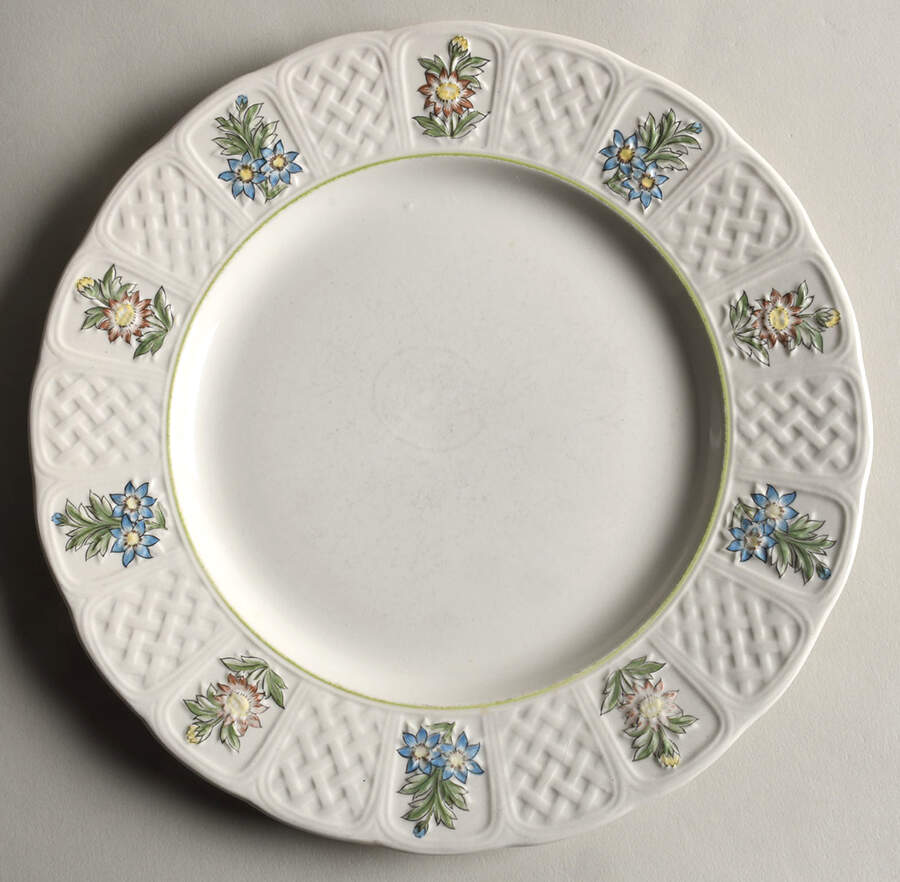 June Garden Luncheon Plate by Royal Cauldon-1