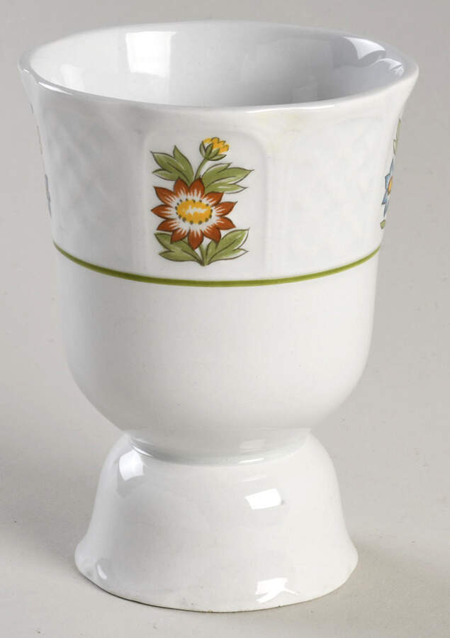 June Garden Double Egg Cup by Royal Cauldon-1