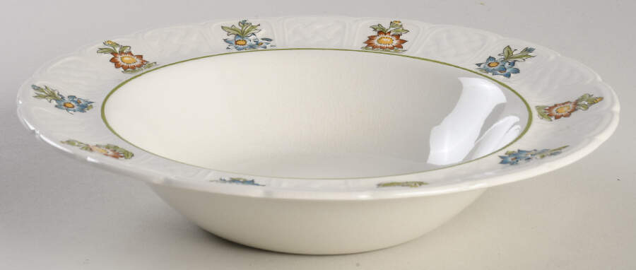 June Garden Rim Cereal Bowl by Royal Cauldon-1