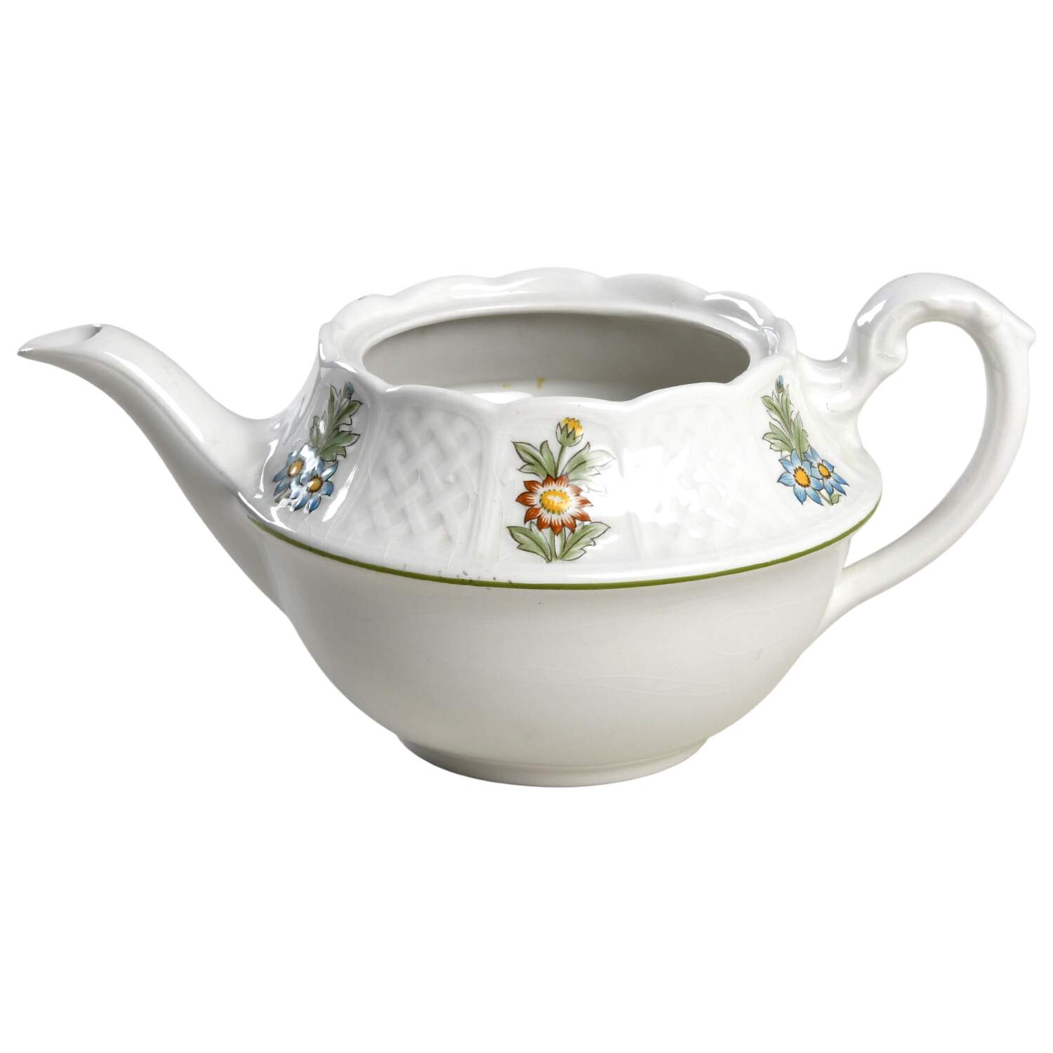 June Garden Teapot No Lid by Royal Cauldon-1