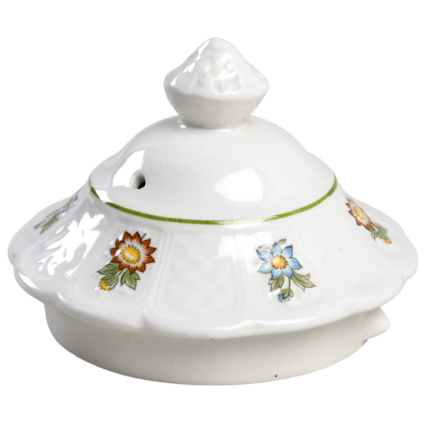 June Garden Lid for Teapot by Royal Cauldon-1