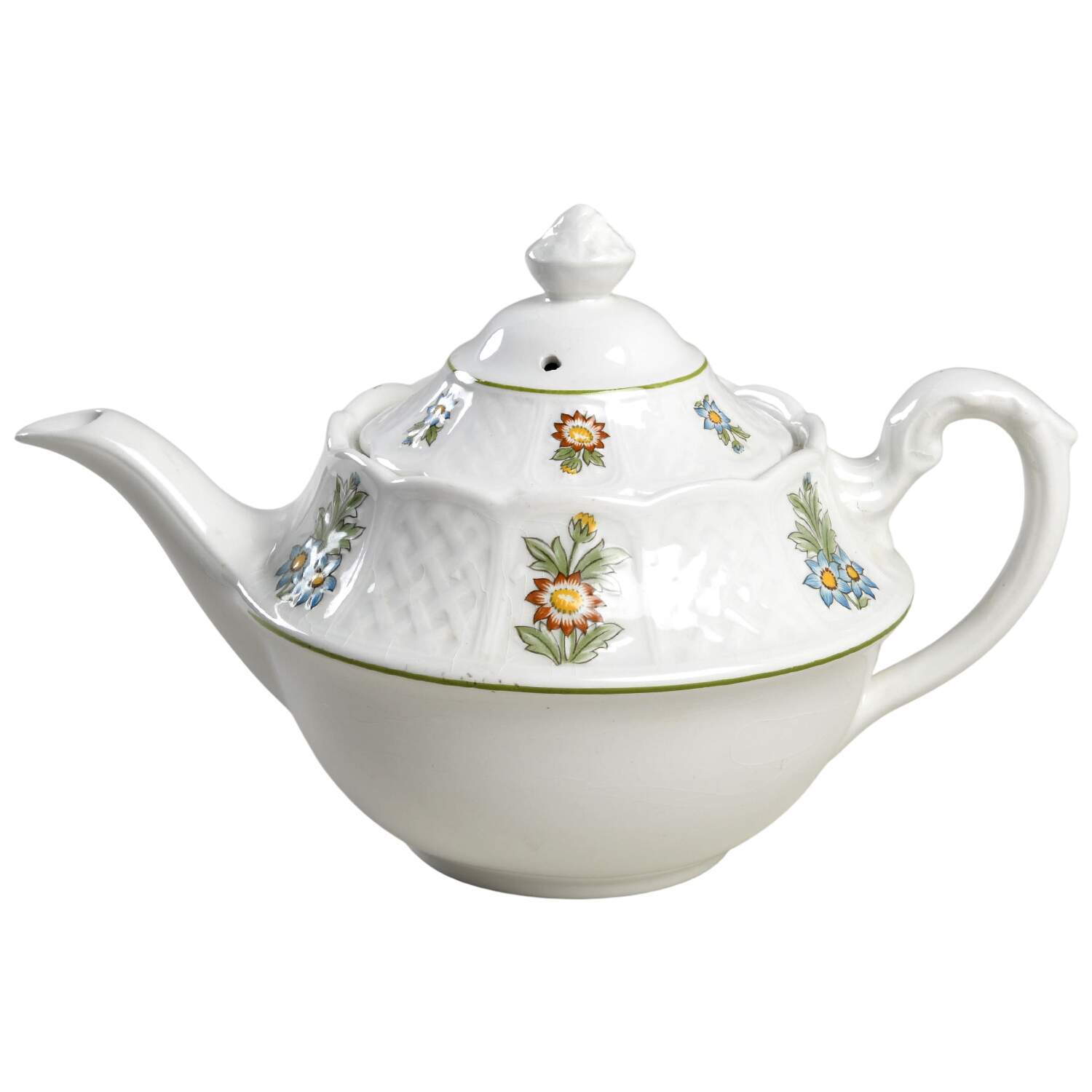 June Garden Teapot & Lid by Royal Cauldon-1