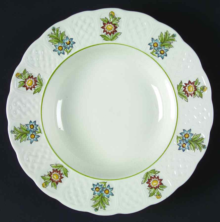 June Garden Rim Soup Bowl by Royal Cauldon-1