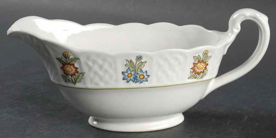 June Garden Gravy Boat by Royal Cauldon-1