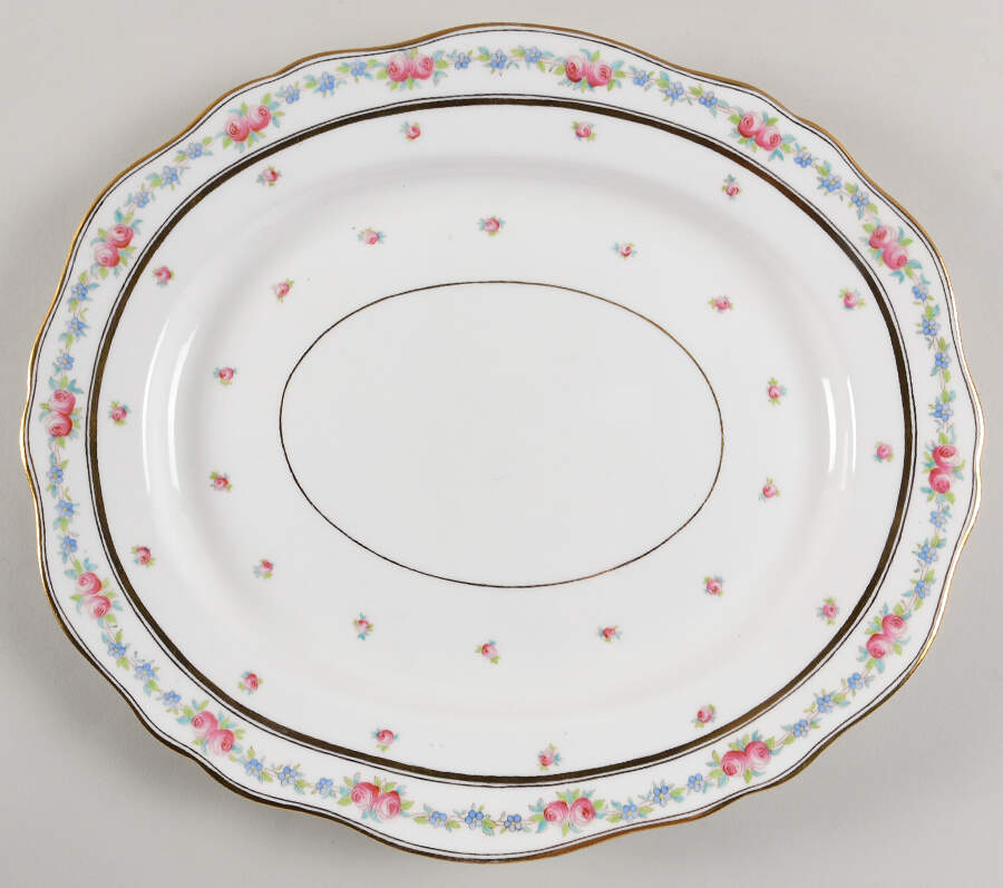 K3616 14" Oval Serving Platter by Royal Cauldon-1