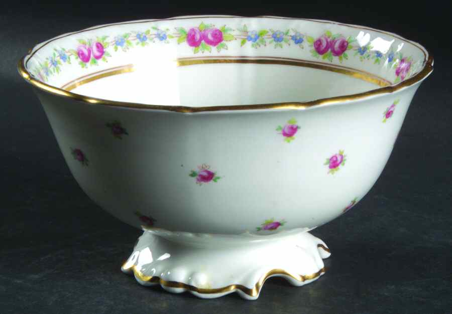 K3616 Cranberry Bowl by Royal Cauldon-1