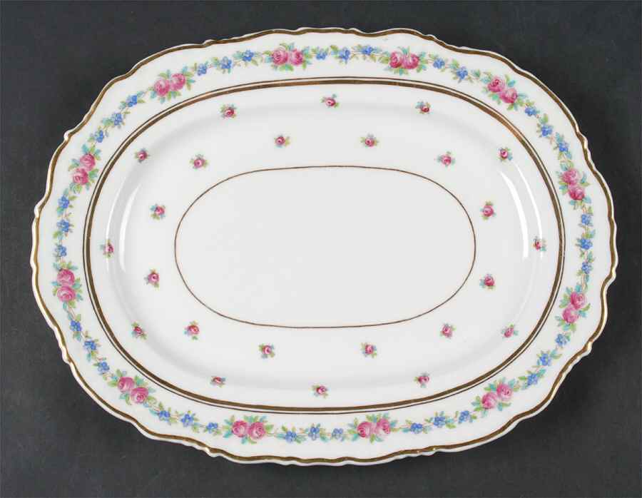 K3616 12" Oval Serving Platter by Royal Cauldon-1