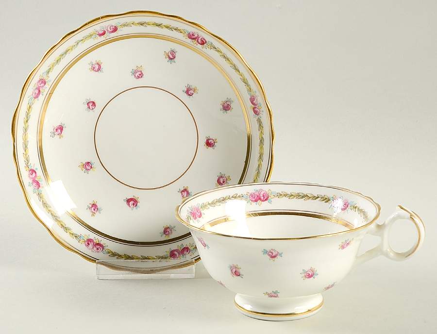 K8627 Footed Cup & Saucer Set by Royal Cauldon-1