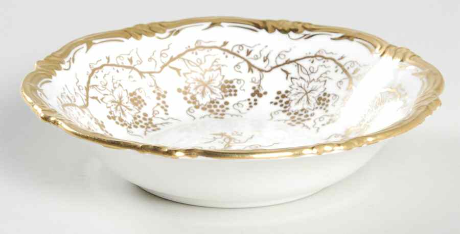King's Plate White Fruit/Dessert (Sauce) Bowl by Royal Cauldon-1