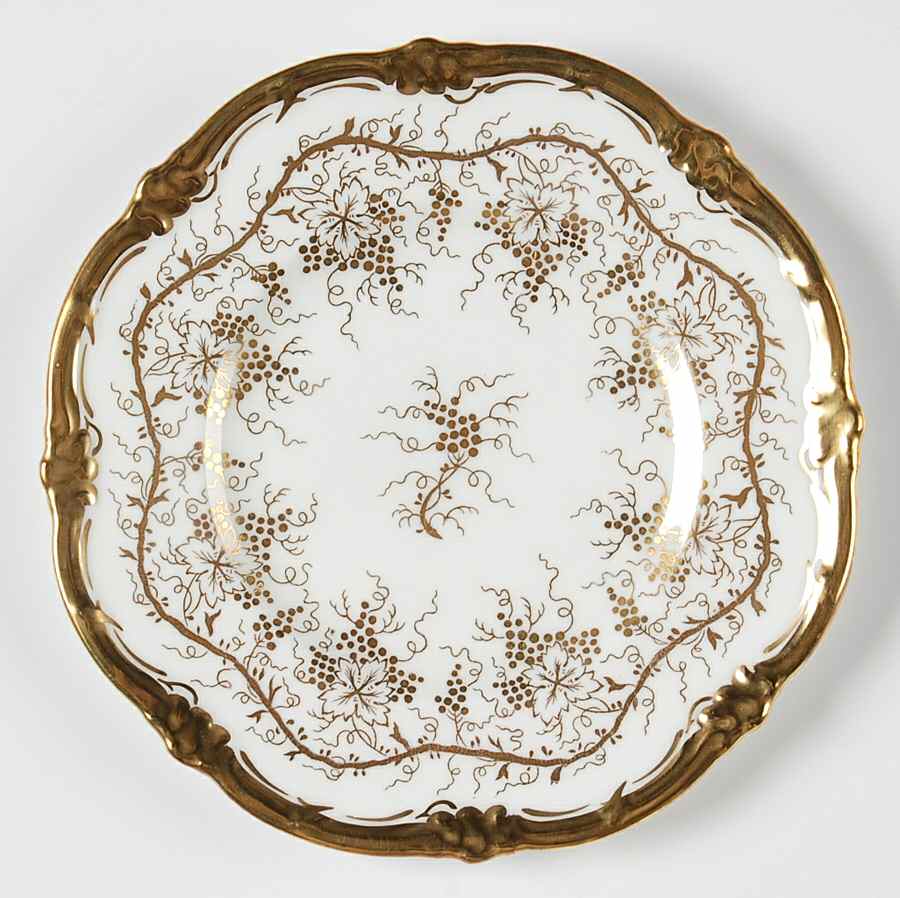 King's Plate White Bread & Butter Plate by Royal Cauldon-1