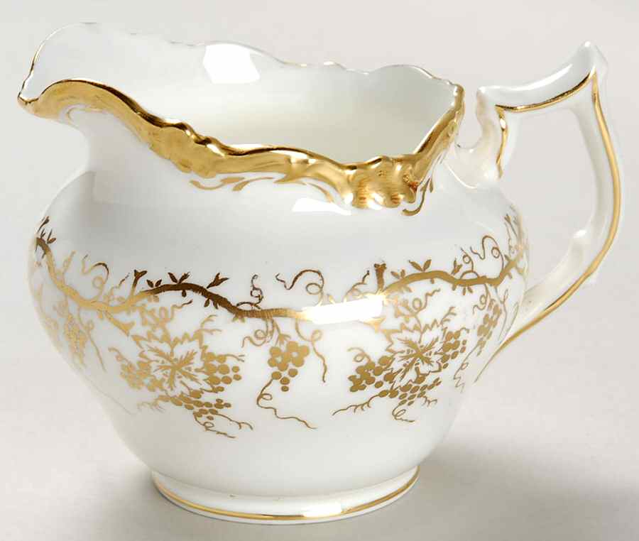 King's Plate White Creamer by Royal Cauldon-1