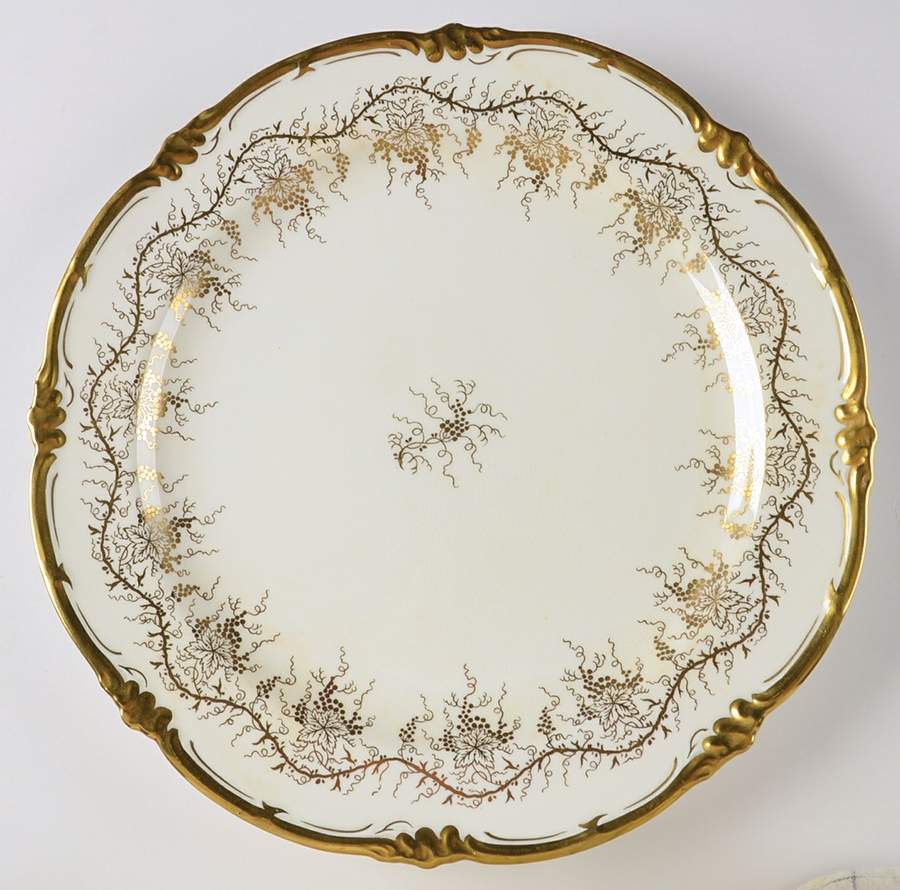 King's Plate White 12" Chop Plate (Round Platter) by Royal Cauldon-1