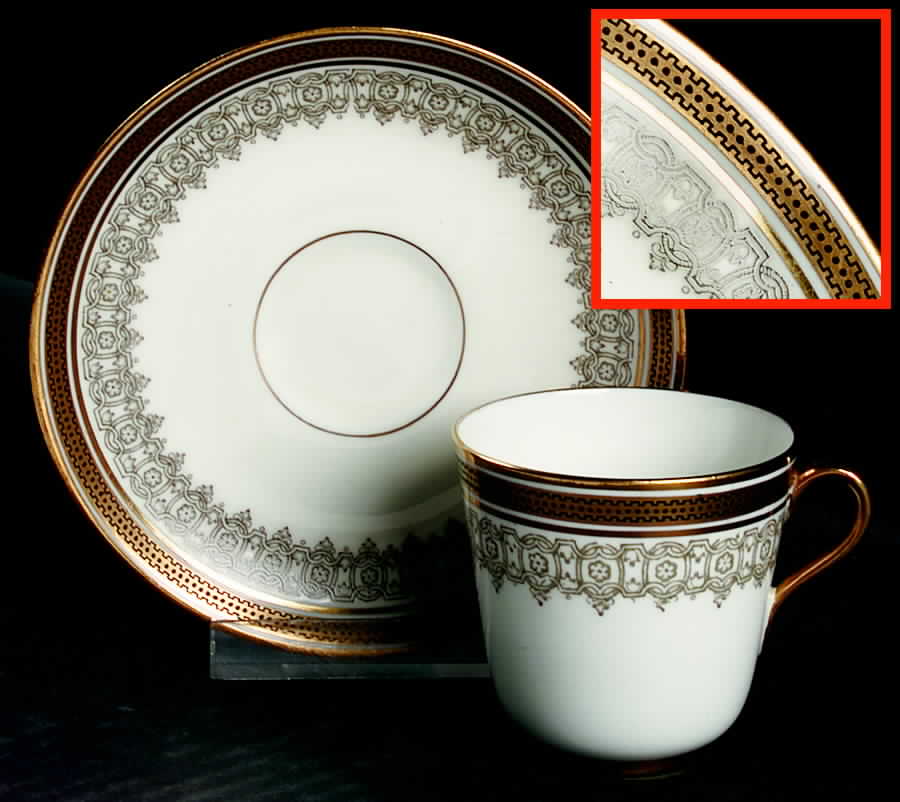 L4000 Flat Demitasse Cup & Saucer Set by Royal Cauldon-1