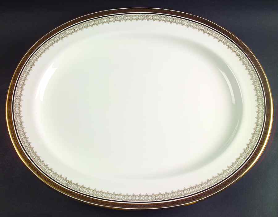 L4000 18" Oval Serving Platter by Royal Cauldon-1