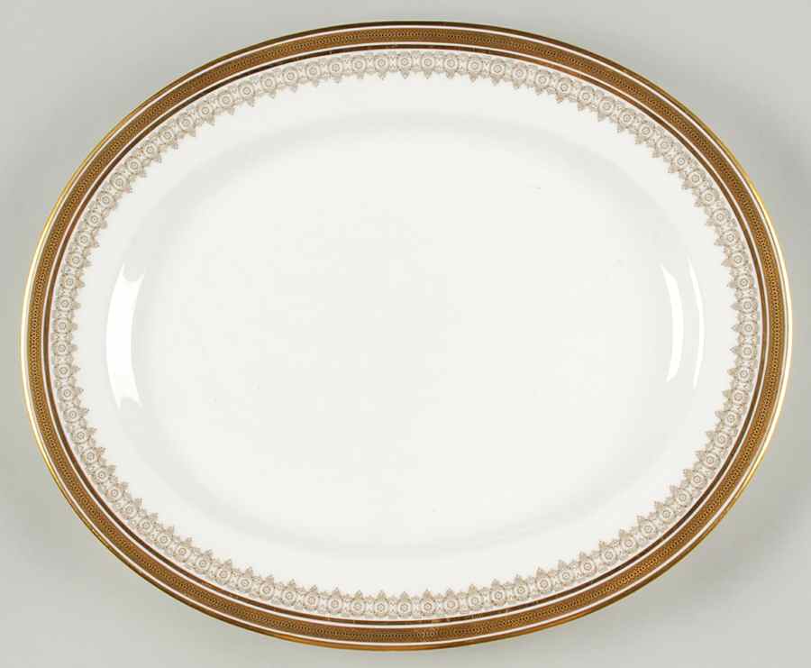 L4000 14" Oval Serving Platter by Royal Cauldon-1