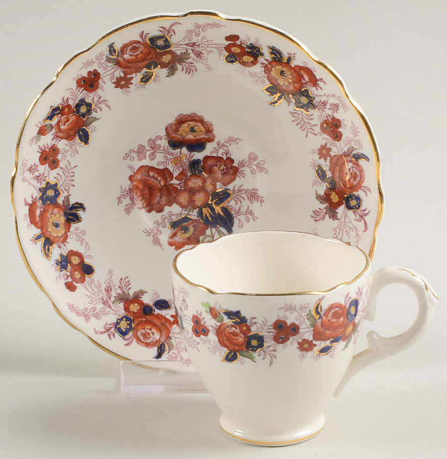 Majestic Footed Demitasse Cup & Saucer Set by Royal Cauldon-1
