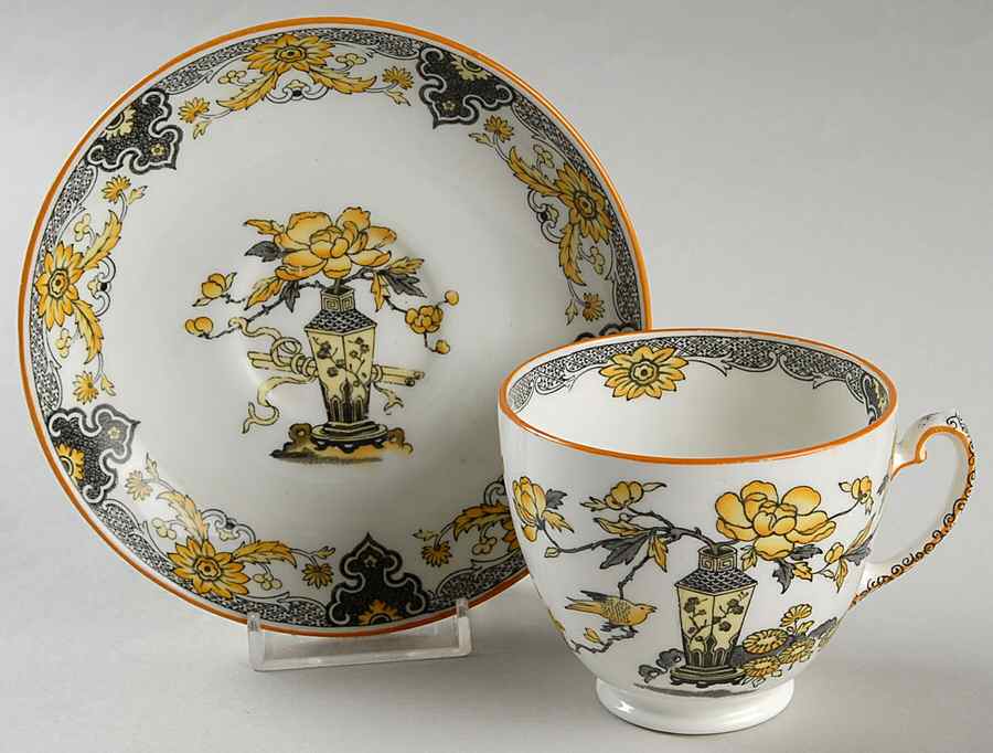 Mason's Mandarin Footed Cup & Saucer Set by Royal Cauldon-1