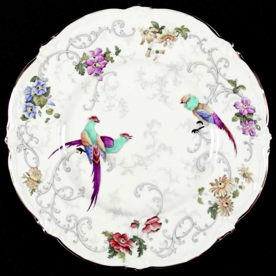 Marlborough Multicolor Dinner Plate by Royal Cauldon-1