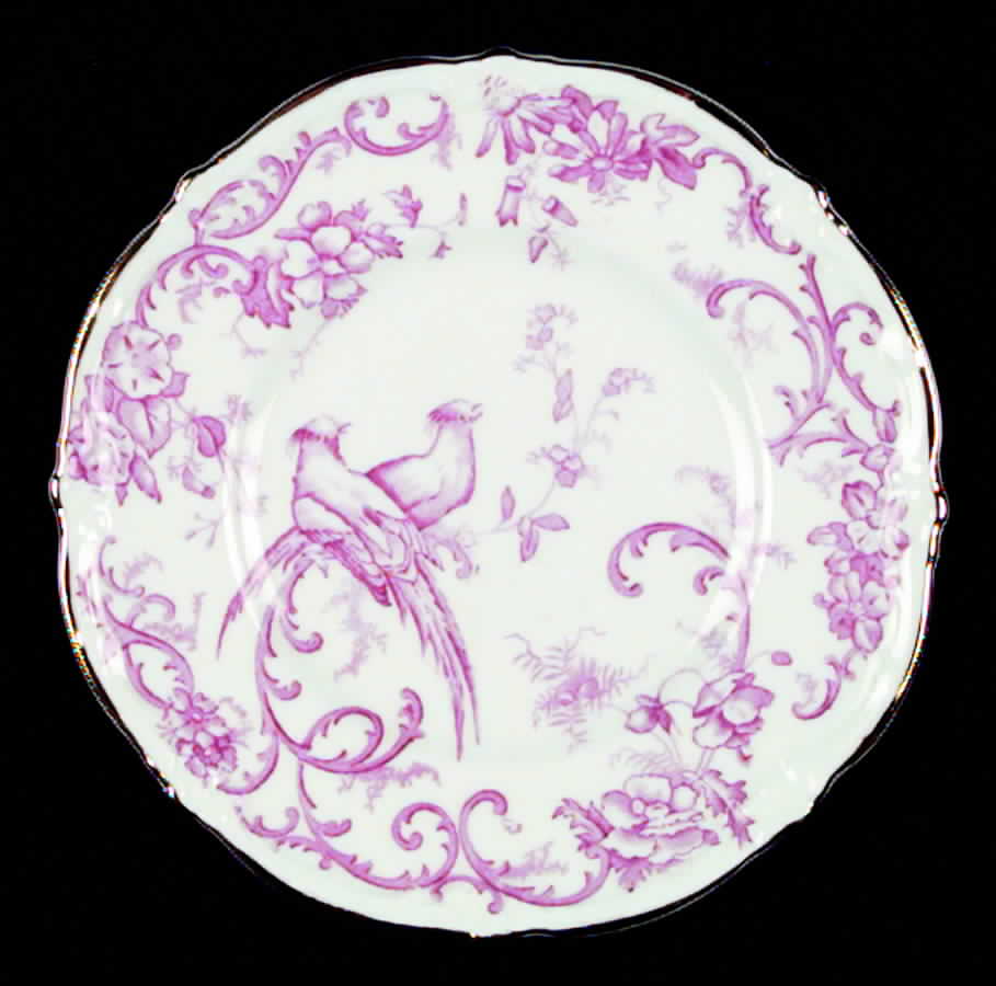 Marlborough Pink Bread & Butter Plate by Royal Cauldon-1