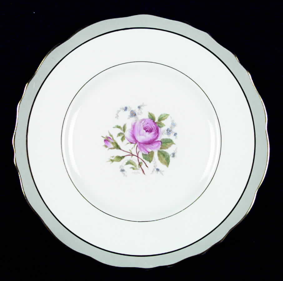 Miniver Rose Dinner Plate by Royal Cauldon-1