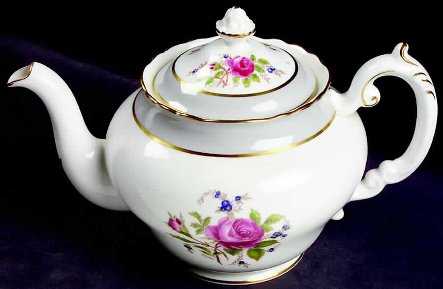 Miniver Rose Teapot & Lid by Royal Cauldon-1