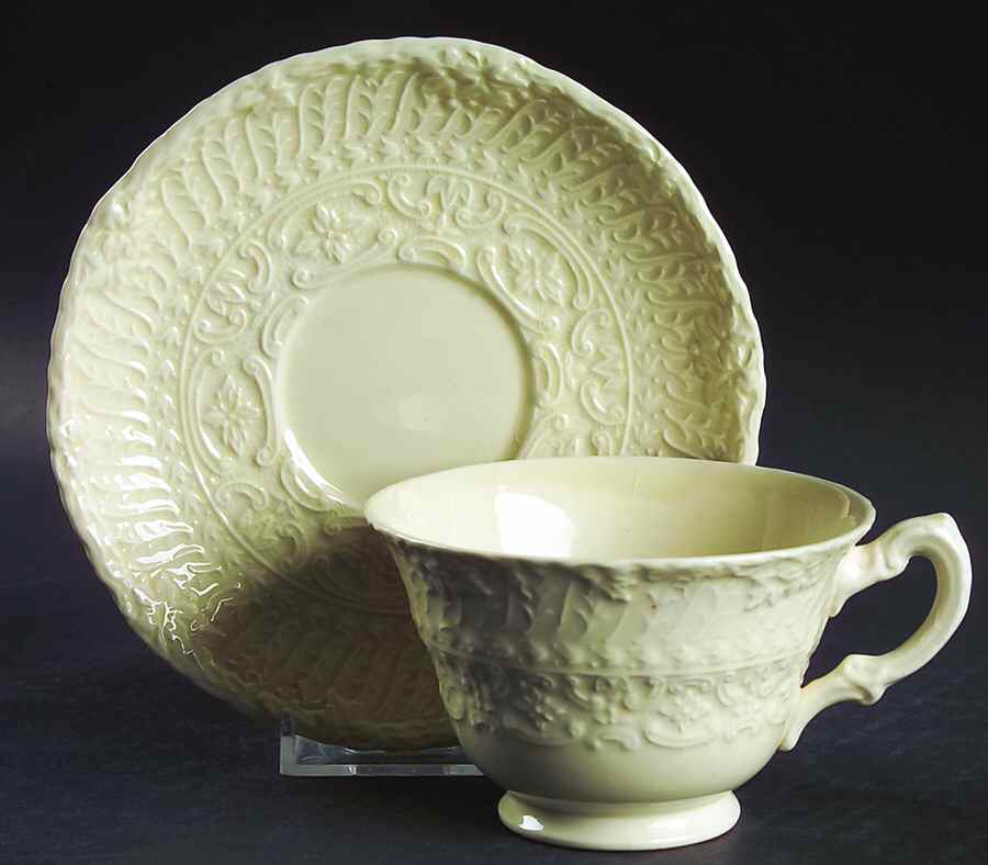 Old Chester Footed Cup & Saucer Set by Royal Cauldon-1