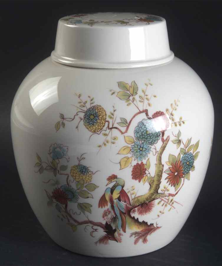 Paradise Medium Ginger Jar & Lid by Royal Cauldon-1