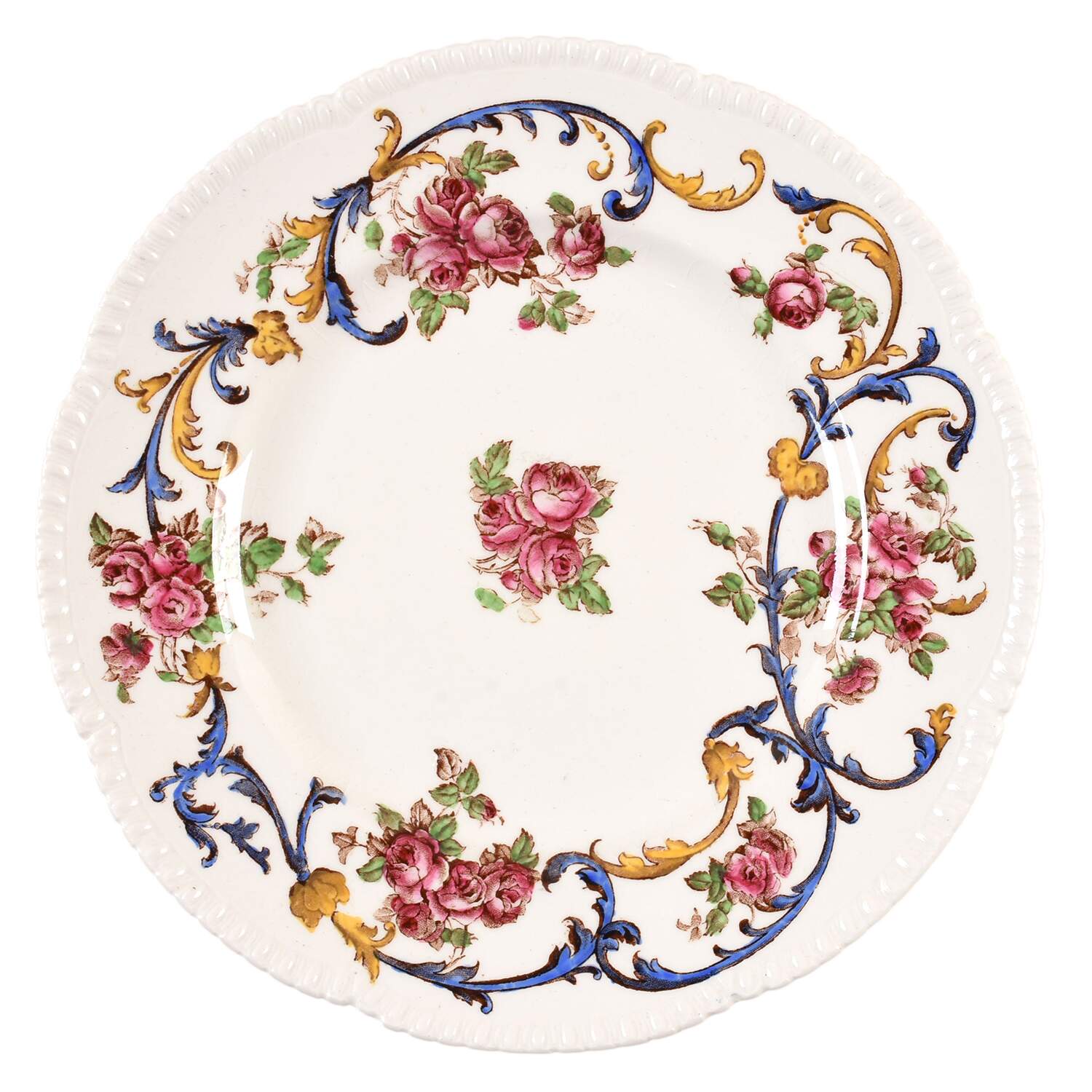 Premier Rose Salad Plate by Royal Cauldon-1